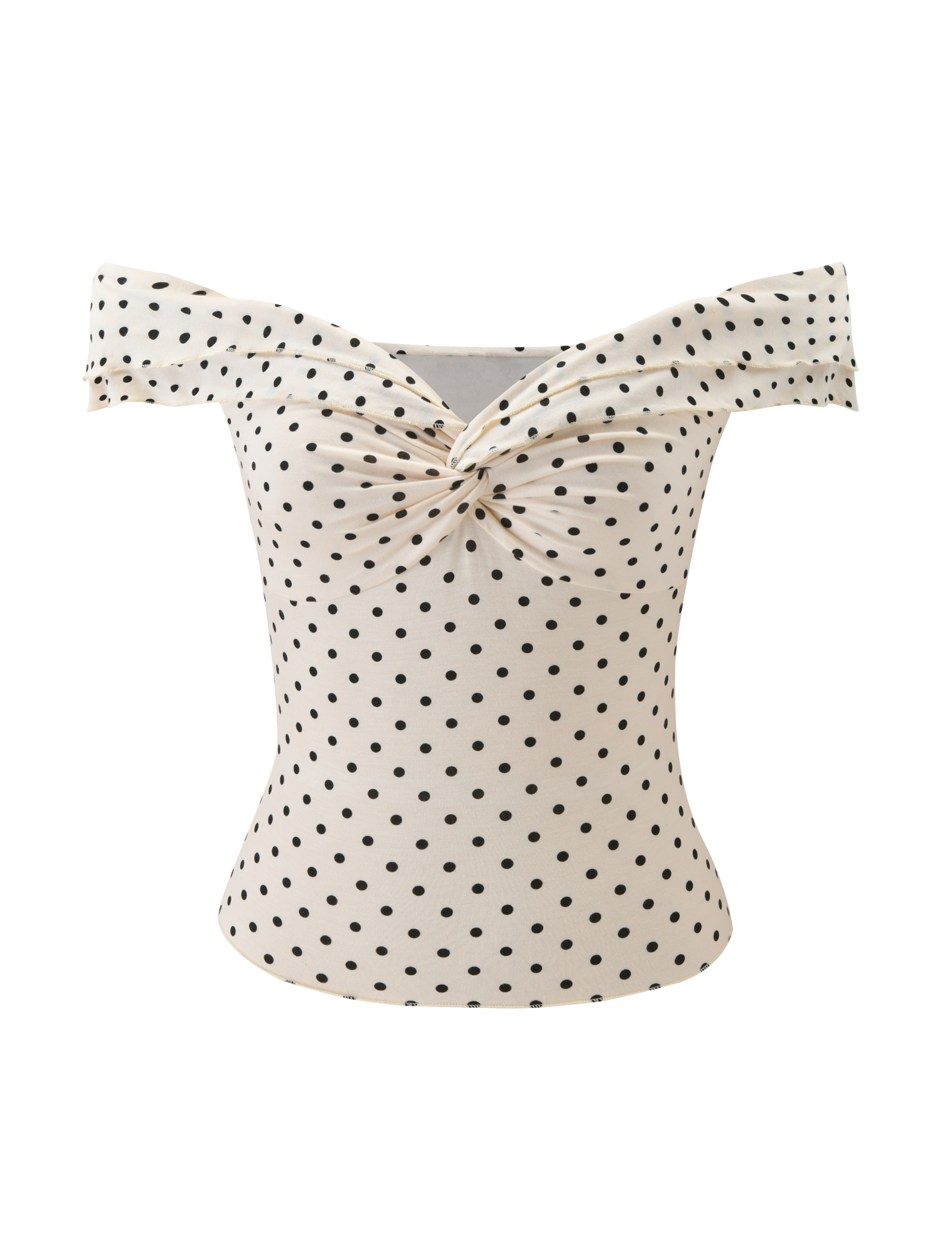 DENALI TOP - CREAM DOT