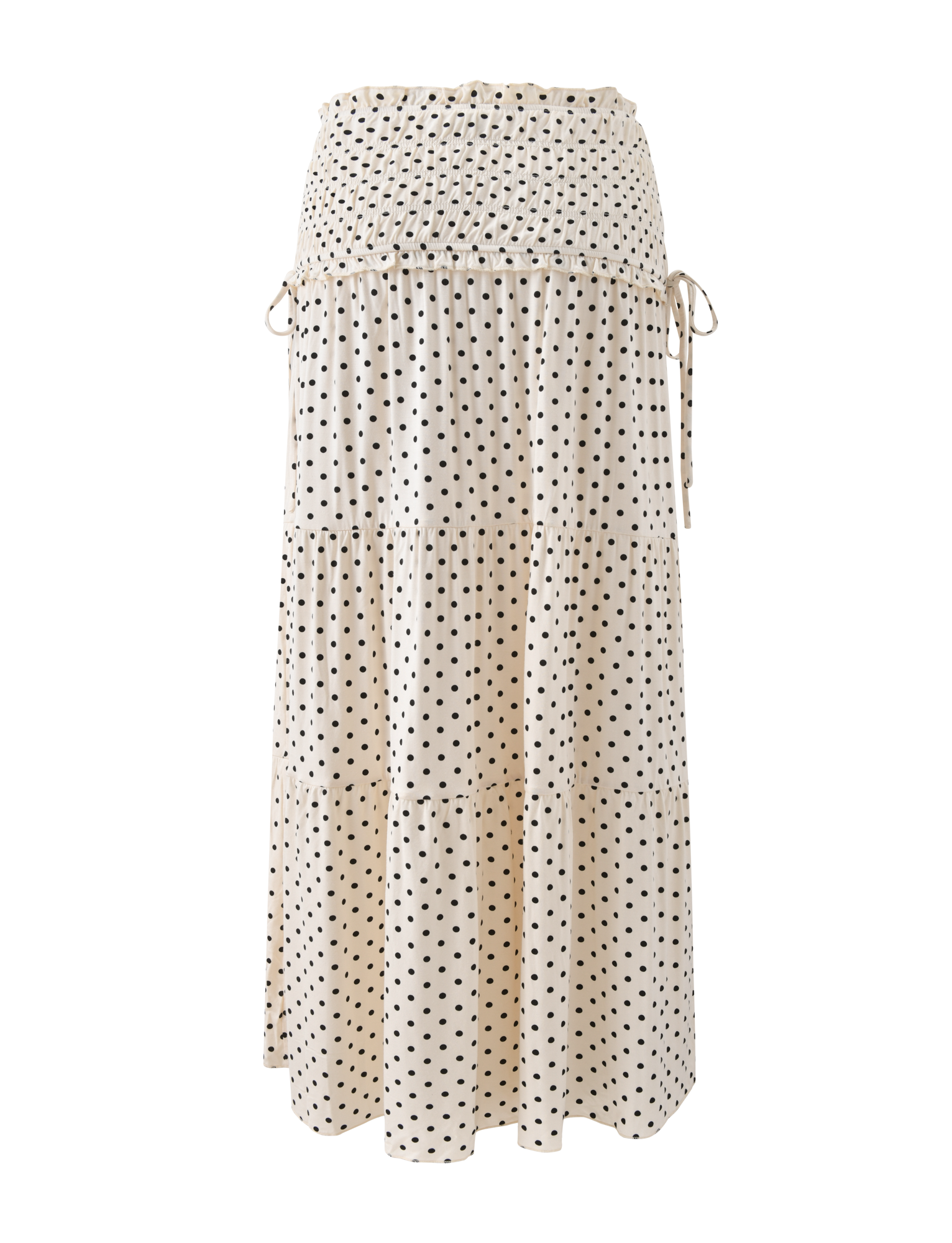 DENALI MAXI SKIRT - CREAM DOT
