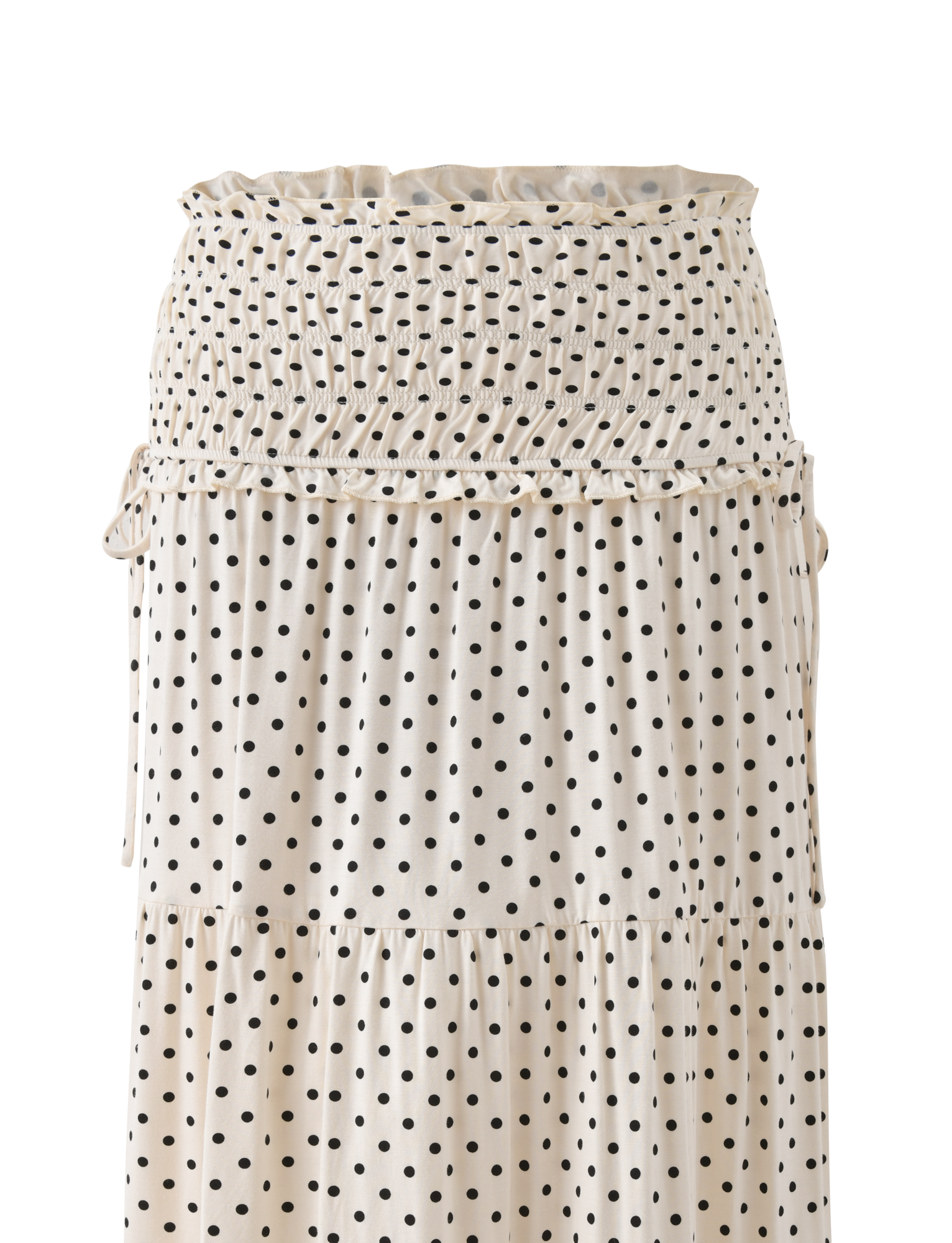DENALI MAXI SKIRT - CREAM DOT