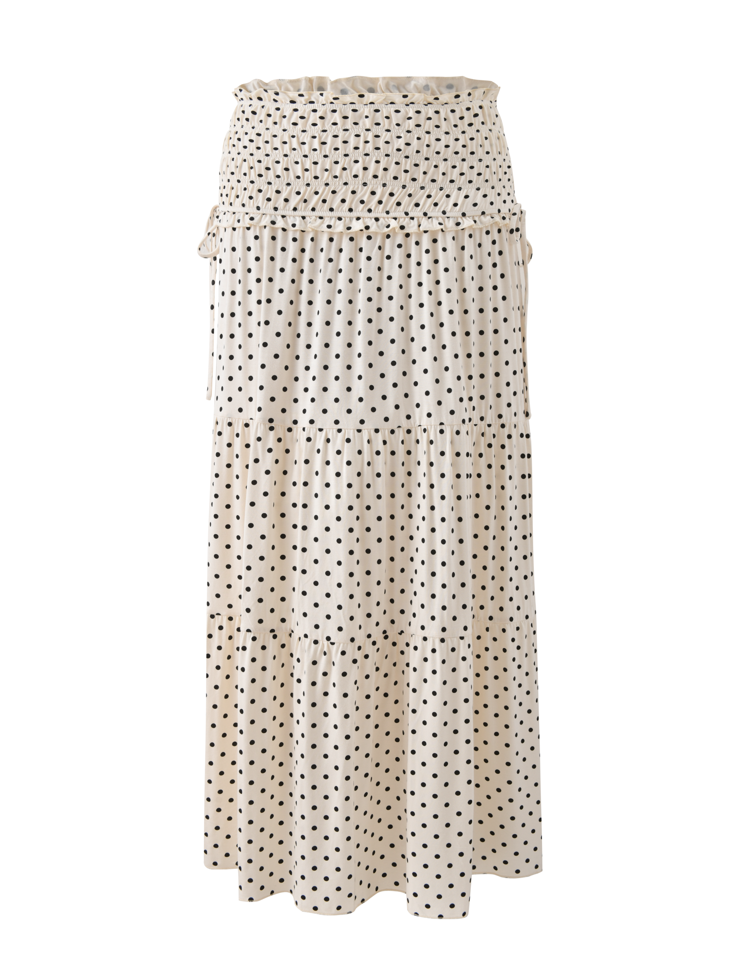 DENALI MAXI SKIRT - CREAM DOT