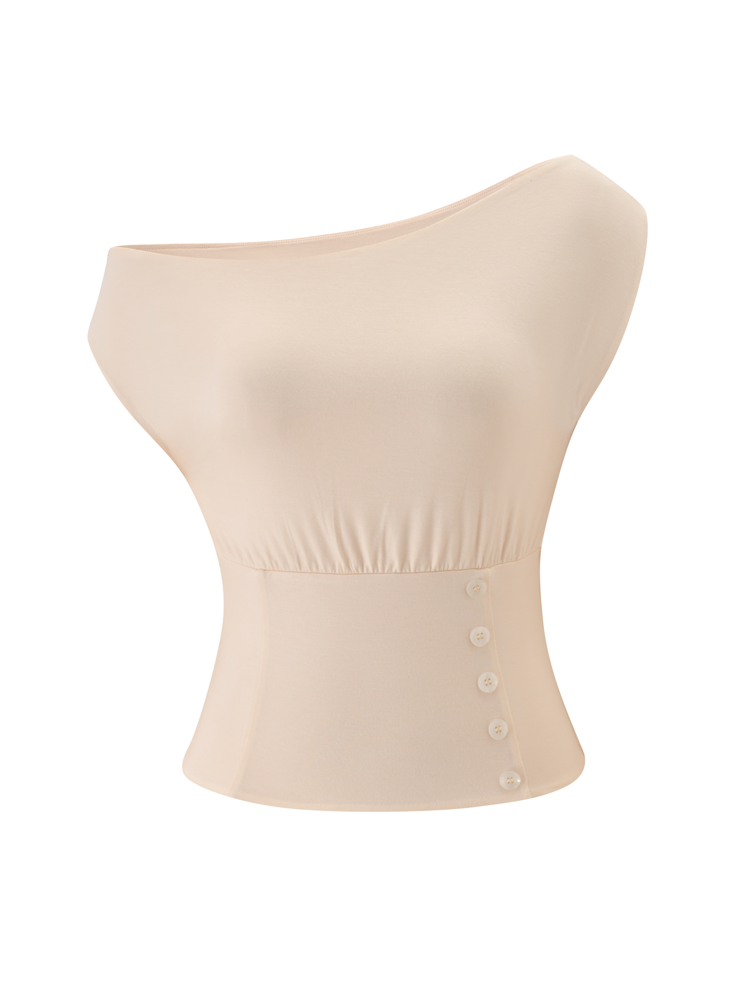 ALYSSA OFF SHOULDER TOP - CREAM