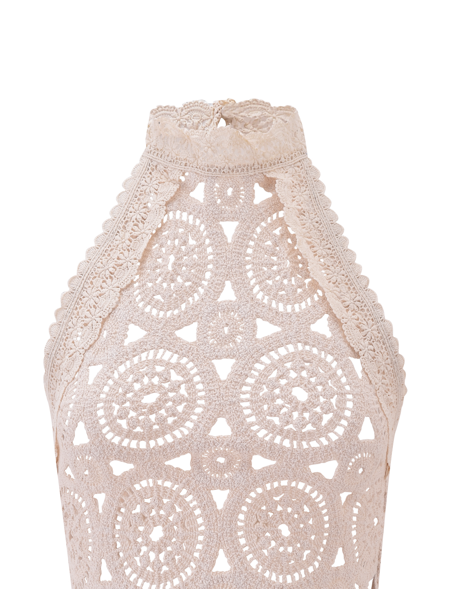 SYNTHIA CROCHET TOP - CREAM