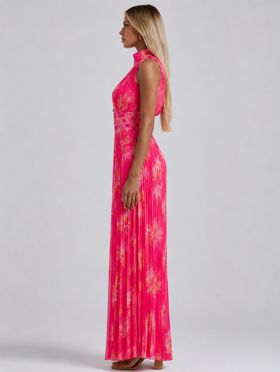 Amelia | V-Neck Chiffon Jumpsuit