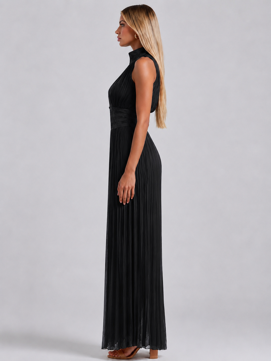 Amelia | V-Neck Chiffon Jumpsuit